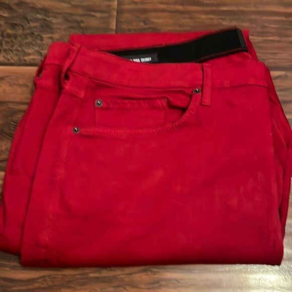 Torrid Sky High Skinny Jeans In Scarlett Wine Color Contemporary Feminine - Picture 3 of 16